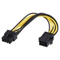 Cablu adaptor PCI-E, 8-pin mama, PCI-E 6-pin tata, 0.2m, AK-CA-07, AKYGA