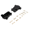 Carcasa conector, D-SUB, 9 pini, D-SUB HD, 15 pini, DSC-209-B, CONNFLY
