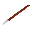 Conductor 0.75mm2, izolatie silicon, maro, litat, 500V, 180C, HEAT180SIF-0.75BR