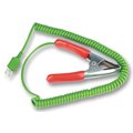 Sonda de temperatura, cu crocodil, pentru conducte, termocuplu tip K, Clema, -50C, 150C, 2m cablu, KPS10