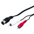 Cablu DIN 5pini mufa - 2x RCA mufa, 1.5m, 50014, GOOBAY