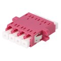 Conector cupla mama, fibra optica, multimod, quad, LC, 4 cai, violet, A001-LC-4X-1178, FIBRAIN
