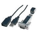 Kit Convertor USB-A - RS232 + prelungitor USB, serial, 0.8m, DA-70155-1, DIGITUS