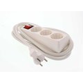 Prelungitor 3 cai, cu intrerupator, 3m, 3x1.5mm2, 16A, 3500W, EXTS-3S3M-SW/04