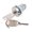 Intrerupator cu cheie, SPST, OFF-ON, KS-47, NINIGI