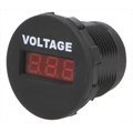 Voltmetru auto, 6-33VDC, rosu, A25-1-BB3-R, SCI