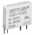 Releu 24VDC, 5A, SLIM, SPST-NO, RM5.08, AZ921-1A-24DEF, ZETTLER