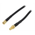 Cablu RG58, SMA, tata, mama, reverse, 50 ohmi, 1m, SMA-M/F-001, GOOBAY