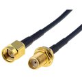 Cablu RG174, SMA, soclu, mufa, 50 ohmi, 2m, SMA-SMF/50/2, BQ CABLE