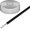 Cablu 1x0.75mm2, izolatie silicon, negru, 500V, 180C, SIF0.75-B