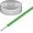 Cablu 1x0.75mm2, izolatie silicon, verde, 500V, 180C, SIF0.75-G