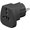 Adaptor universal, EU, UK, max 250VAC, 16A, ADAPT-PLUG-UNIV/EU/BK