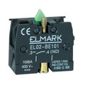 Contact NO, BUTON, 6A, 400V, 1NO, EL02-BE101, ELMARK
