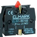 Contact NC, BUTON, 6A, 400V, 1NC, EL02-BE102, ELMARK