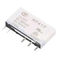 Releu 12VDC, miniatura, SPDT, 6A,  400VAC, RM5.04, HF41F-12-ZS, HONGFA RELAY