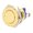 Buton antivandal, OFF-(ON), aurit, 2A/36VDC, IP65, SPST-NO, M16, orificiu montare Ø16mm, V16-10PF-G, ONPOW