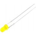 Led 3mm, galben, LED3, 2.1-2.5V, 590nm, L-934YD, KINGBRIGHT