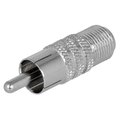 Adaptor coaxial, soclu F, mufa RCA, FC-024