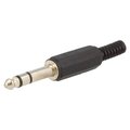 Conector Jack 6.3mm, stereo, 2 inele, 3 pini, JC-015, NINIGI