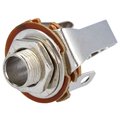 Conector Jack 6.3mm, stereo, mama, panou, JC-124/6.35MM, NINIGI