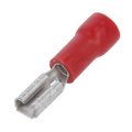 Conector plat papuc, izolat, rosu, mama, 2.8x0.5mm, 0.5-1mm2, ST-002/R, NINIGI