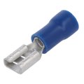 Conector plat papuc, izolat, albastru, mama, 4.8x0.8mm, 1.5-2.5mm2, ST-003/B, NINIGI