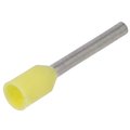 Terminal cablu, galben, teaca metalica, izolat, Cu, 8x0.25mm2, TUL-RI-00208/YE, ERGOM