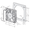 Ventilator 24VDC, 70x70x15mm, 2 fire, 714F, EBM-PAPST