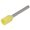 Terminal cablu, galben, teaca metalica, izolat, Cu, 8x0.25mm2, TUL-RI-00208/YE, ERGOM