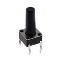 Microtach, push buton, SPST-NO, 6x6mm, OFF-(ON), 12.5mm, 1301.9307, SCHURTER