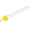LED 2mm, galben, plan, 3-10mcd, 2.2-2.5V, L-13YD