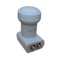 LNB satelit, universal, 2 iesiri, 10.7 - 12.75Ghz, 0.2dB, L2002, THB-SAT