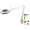 Lampa de masa, cu lupa, 5dpt(x2.25), lentila 127mm, 60 led, LAMP-5D-LEDN2, NEWBRAND