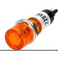 Lampa semnalizare 230V, neon 10mm, protocaliu, NI-1YL, NINIGI