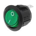 Intrerupator basculant, OFF-ON, 6A, 20A/12V, 3 pini, SPST, orificiu de montare 20.2mm, IRS101