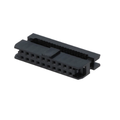 Conector cablu banda, IDC, mufa, mama, 16 pini, pas 1.27mm, 2x8, DS1016-16MASIBB