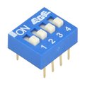 Intrerupator DIP-SWITCH, 4 ON-OFF, EDG104S, ECE