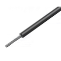 Conductor 1mm2, izolatie silicon, negru, 500V, 180C, SIF1.00-B