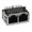Soclu RJ45, CONN JACK 2PORT, THT, 10/100 BASE-T, 7499021125, WURTH ELEKTRONIK
