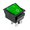 Intrerupator basculant, auto verde, ON-OFF, 15A, 4 pini, DPST, orificiu montare 30.2x22mm, IRS201