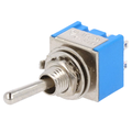 Intrerupator basculant, DP3T, ON-OFF-ON, 3A, 6 pini, DP3T, orificiu montare Ø6mm, TSM203A1
