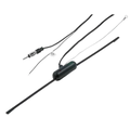 Antena  auto, 0.34m, cablu 2m, cu amplificator, montare pe geam, ANT.NS04