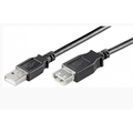 Prelungitor USB 2.0, USB-A tata, USB-A mama, 0.3m, negru, CABLE-143CU/0.3HS