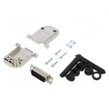Conector 15 pini, set complet, tata, D-SUB, D45ZK15-HDP-K, ENCITECH