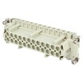 Conector 24 pini, 16A, mama, CNE, 500V, DIM 104.27, CNEF24T, ILME