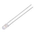 Led 3mm, alb cald, 5000-8500mcd, 2.6-3.6V, LL-304WC2J-W6-3PD, LUCKYLIGHT