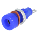Soclu banana albastru, 4mm, 10A, 60VDC, R1-22-U