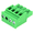 Conector 4 cai, regleta deconectabila, 300V, 11A, mama, verde, pas 5.08mm, 2EDGKA-5.08-04P, DEGSON