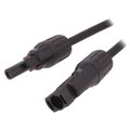 Cablu panou solar, 4mm2, tata, mama, 1m, IP67, SOLCON4-1M-MF-CAB