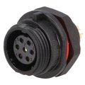Conector circular, 7 pini, mama, 125V, 5A. IP68, SP1312/S7, WEIPU